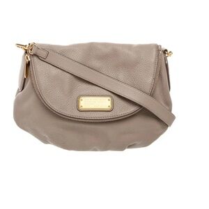 Marc Jacobs Taupe Leather Shoulder Bag